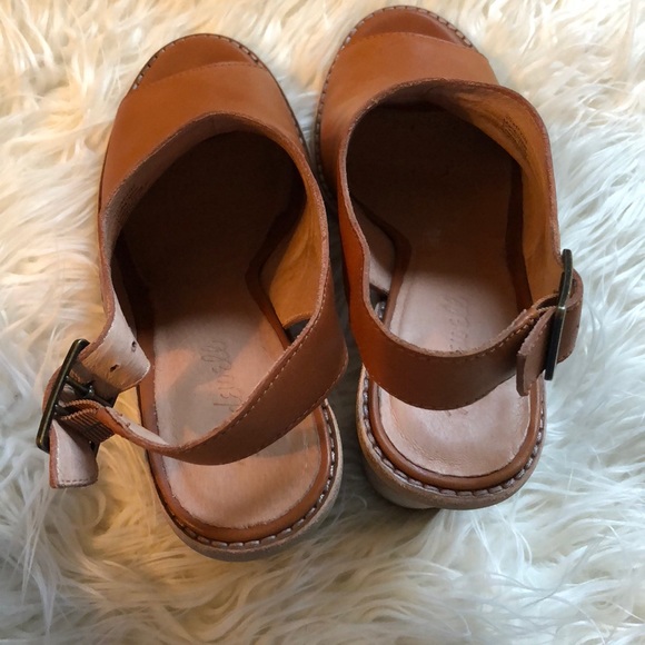 Madewell tan leather sling backs - Picture 3 of 5